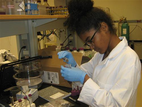 Shaena Carter in Summer Research at GA Tech 